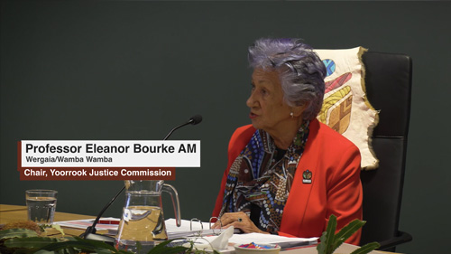 Featured image for “Yoorrook Chair, Professor Eleanor Bourke AM opening statement”